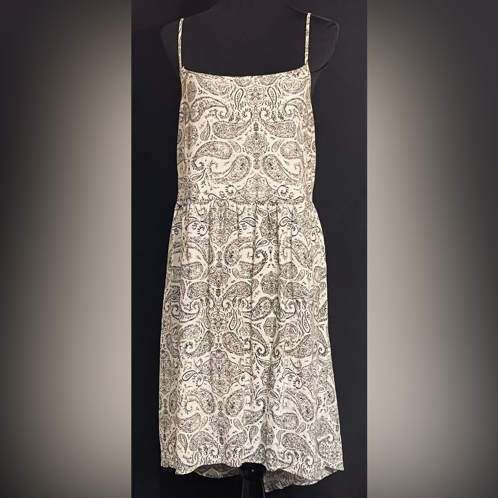 Paisley High Low Midi Dress